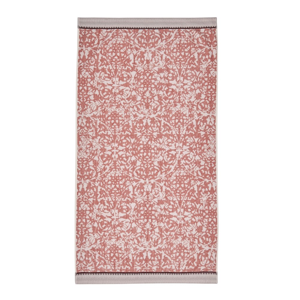 Celina Towels by Bedeck of Belfast in Coral Pink